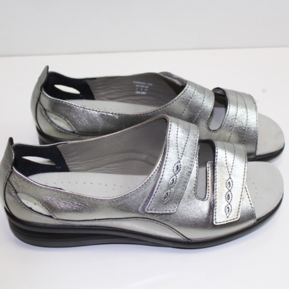 *677 Hotter Womens Florence Platinum Sandal *677 Hotter Womens Florence Platinum Sandal